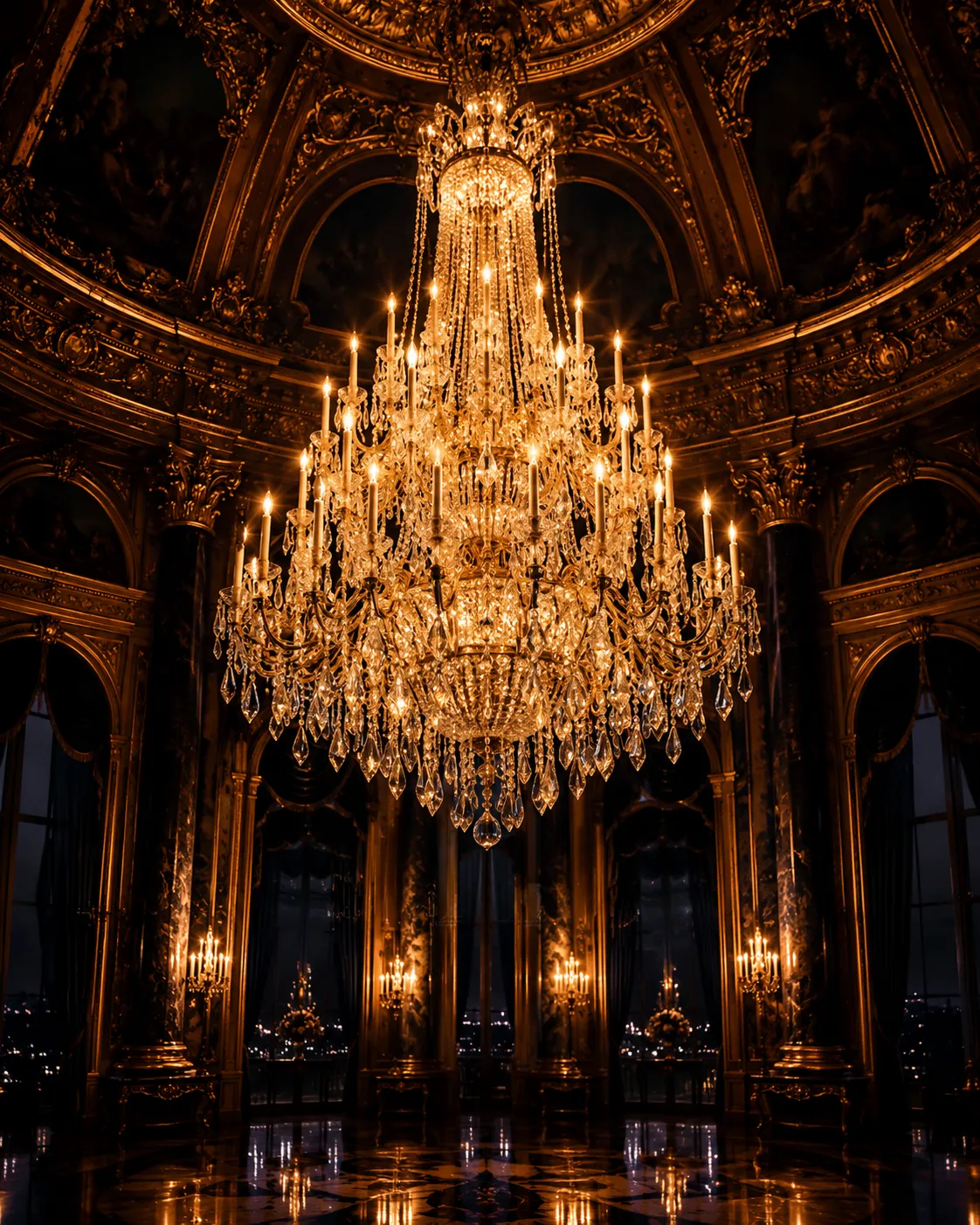 Grand chandelier